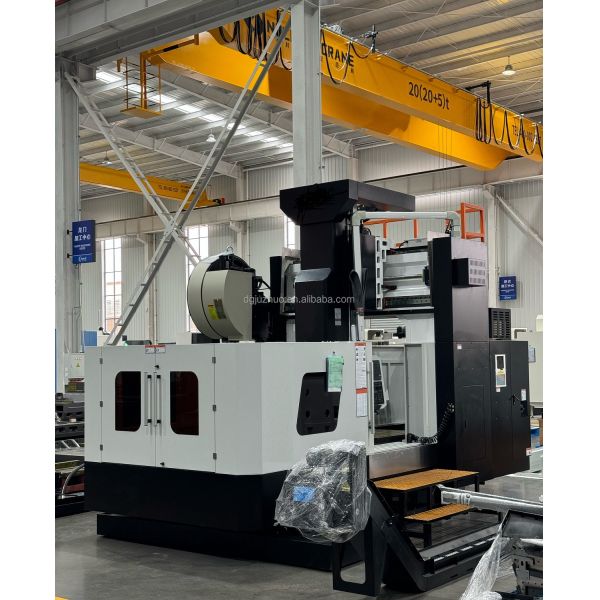Compact 3 Axis VMC855 CNC Vertical Machining Center Roller Guide Box Type Head 24 Tool Milling System