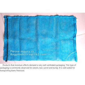 PE Raschel bag mesh bag,Plastic PE HDPE raschel mesh net bags for ginger,pe