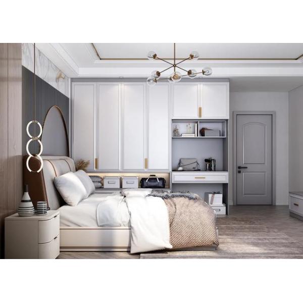 Customizable Laundry Wardrobe Design with Adjustable Height and Mirror Dressing Table