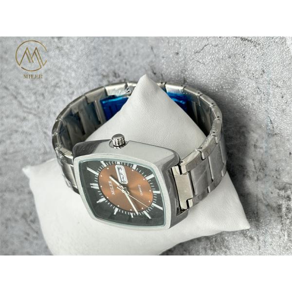 Quartz Watches for Men Transparent case Waterproof Watch for Men logo Customization