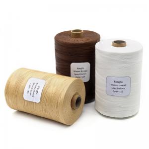 China Colorfast Polyester 150d Flat Waxed Thread Suitable for Leather Sewing and Weaving on sale