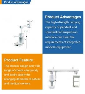 Wholesale Anesthesia Signal Double Arm Pendant , Hospital Surgical ICU Room Unit from china suppliers