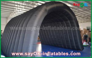 China Air Inflatable Tent Black 210D Oxford Tunnel Inflatable Camping Tent For Outdoor Activity on sale