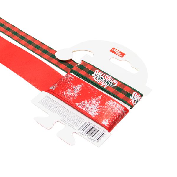 Gift Ribbon set custom for gift packing birthday merry Christmas ribbon 1 yard Luxury Christmas Ribbon