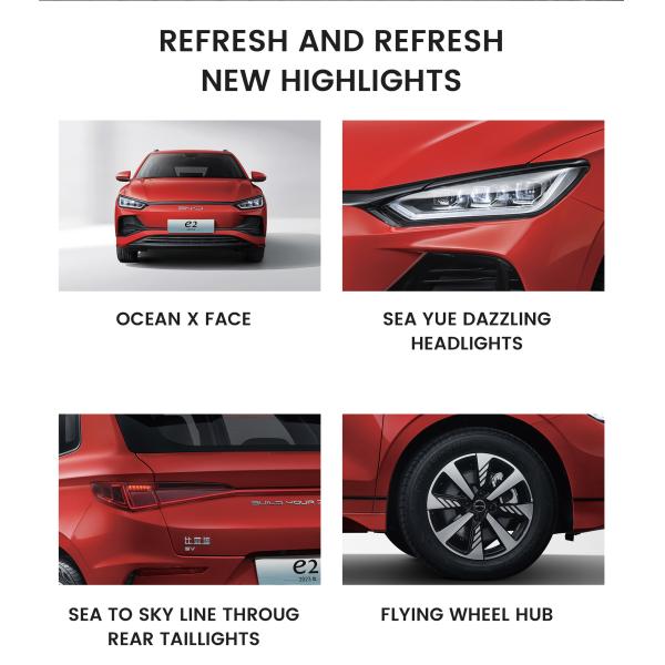 LHD E2 BYD Electric Car 2023 Zero Emission Vehicle