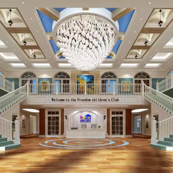 Custom Large Modern Simple Hand Blown Glass Pendant Light Nordic Creative Ceiling Lamp For Hotel Lobby Restaurant