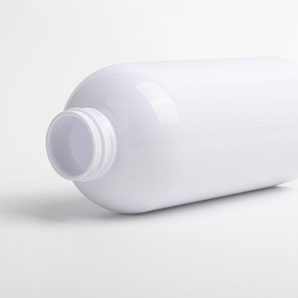 400ml Empty Containers Round Lotion Plastic PET Shampoo And Conditioner Airless Pump Bottle