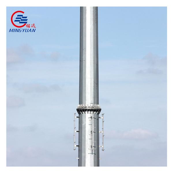 Hot Dip Galvanized Electric Power Pole Galvanized Octagonal Utility