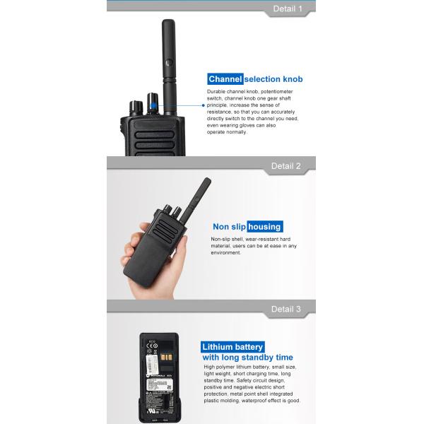Wholesale Original for Motorola Walkie-talkie DP4400e DP4400 GP328D+ Portable VHF/UHF Handheld Walkie Talkie