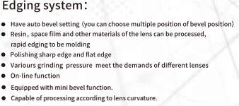 3D JingGong Paternless Auto Lens Edger CR39 Glass PC Lenses Patternless Lens Edgers Suitable For Mini Frames SJG-910A&910 Durable With Scanner