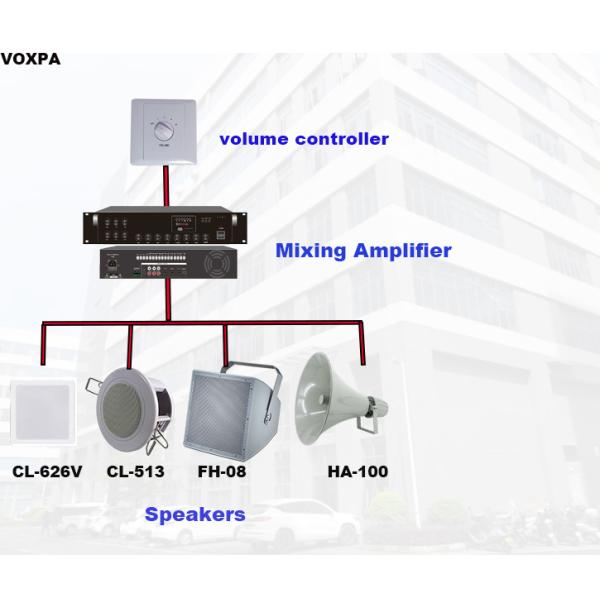 AT-5120R Wall Mounted 120w with Relay Volume Controller Konb Control PC Material