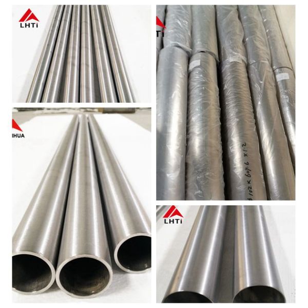Polished Titanium Welded Tubes ASTM B338 6m 4.5m Length High Performance