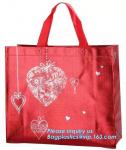 Chinese suppliers custom printed shopping portable hand non woven bag with print