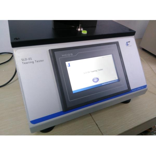 Elmendorf pendulum type tearing tester gf/mN units touch screen operation pneumatic release microprinter