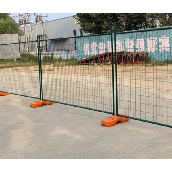 Stackable Water Ballast Temporary Security Fence Depot Friendly Rapid Deploy
