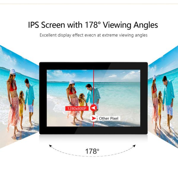 Android 8.1 WiFi Cloud Touch Screen Digital Photo Frames 10 Inches