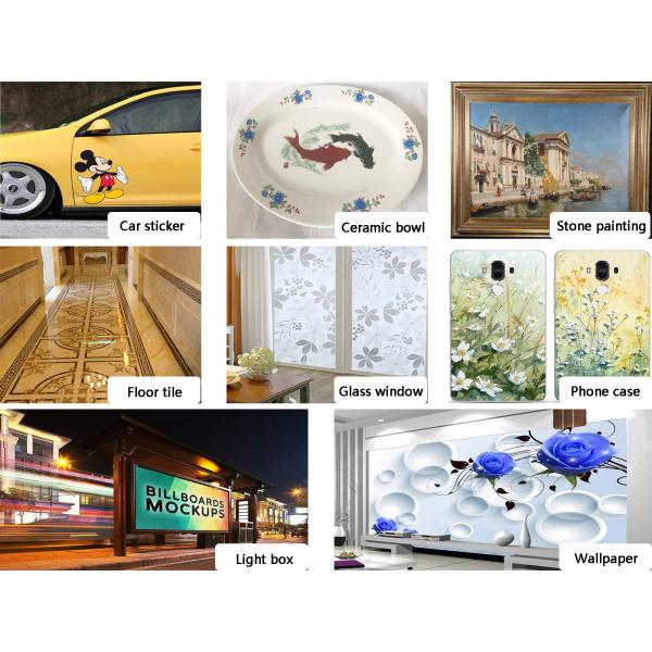 New Arrival 9060 UV Flatbed Printer with 1/2/3pcs Tx800 DX8 Printhead for Car Sticker Phone case Glass Printing