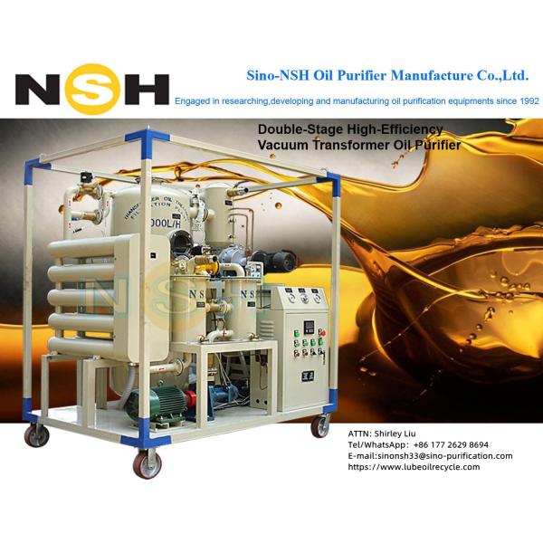 Vacuum Transformer Dehydrator Oil Purification System 6000 L/H Mobile Oil filter