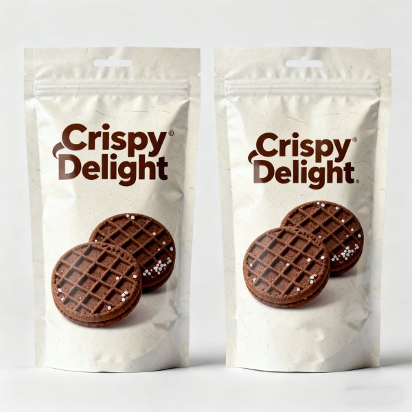 Customizable Stand up Pouch With Window Food Packaging Bag Ziplock Bag
