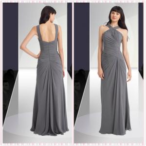 China Grey Chiffon Bridesmaid dress gown #3333_92 on sale