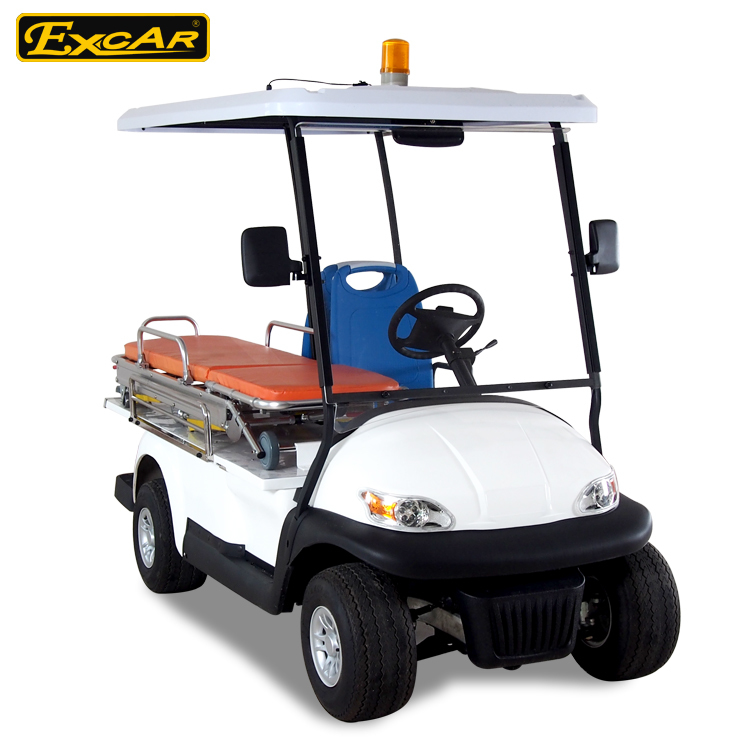 Electric Ambulance cart with two seaters and stretcher