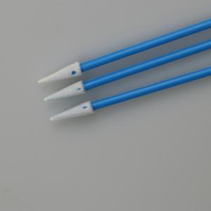 China Remove Flux Residue And Excess Materials Pointed Foam Tip Swabs 76mm on sale