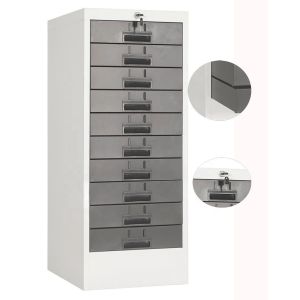 Wholesale RAL Color Assembled Small 10 Drawer Filing Cabinet from china suppliers