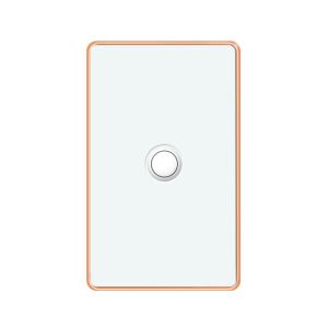 Black 600W Tuya Smart Switch Tempered Glass Light Switch 86x86