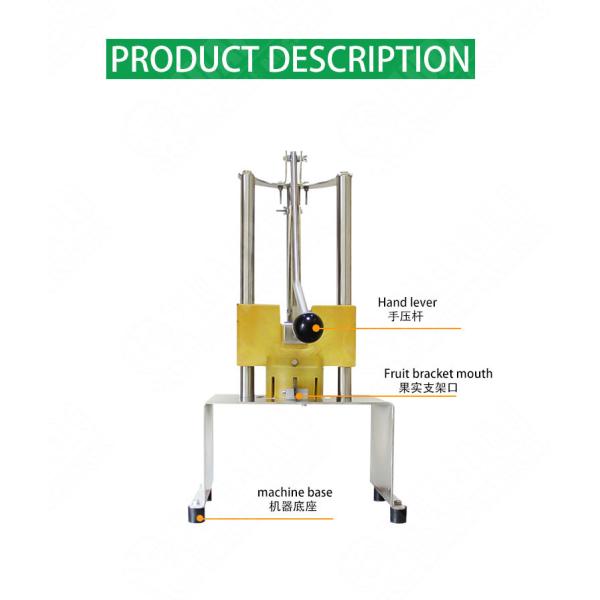 Size 10mm SS304 Manual Pineapple Peeling Tool Pineapple Peeling Machine