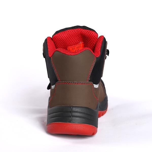 Construction Worker PU Sole Safety Shoes with Anti-static Function and Metal Eyelets Work Boots