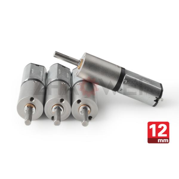 12mm 3v 6v 12v DC Planetary Reduction Gear Motor Metal ISO14001