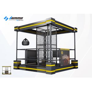 Black Yellow Virtual Shooting Simulator Theme Park Equipment With 2 Handles