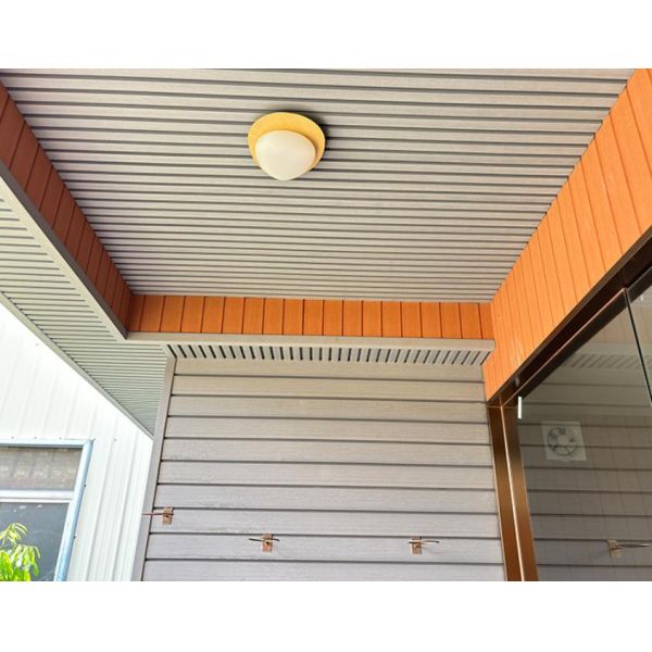Outdoor WPC Wall Cladding Hollow ASA Coextrusion Panel Waterproof Pool Surrounds