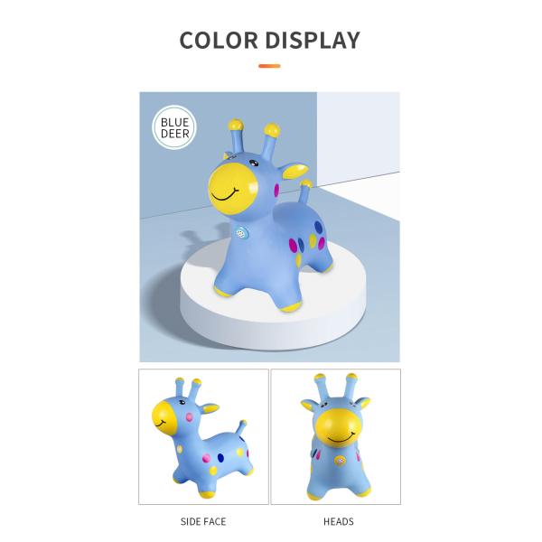 Outdoor Play Rubber Inflatable Animal Bouncer Multifunctional