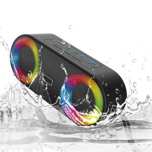 China USB RGB Light Waterproof Bluetooth Speaker , Wireless Mini Speakers OEM on sale