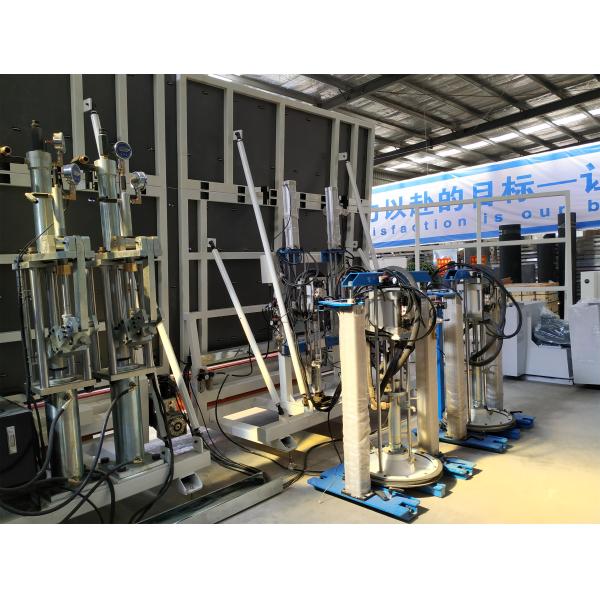 Double Glazing Glass Sealing Machine High Durability With Cleaning Function