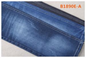 China Mercerized 60% Cotton 11 Oz Breathable Slub Stretch Denim Fabric For Jeans on sale