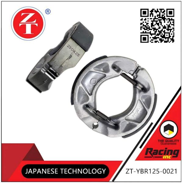 Rustproof YBR125 Motorcycle Drum Brake Leather Ceramic Composite Friction Plate