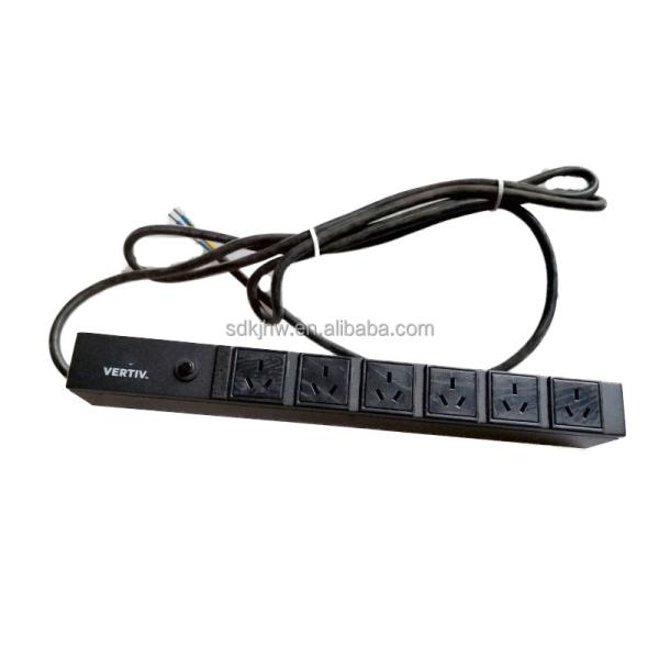 Data Center 1U Telecom Power PDU ROHS IRS-P006VN16 No Plug for 1U Rack Mount Cabinet