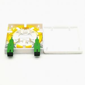 China Indoor 2 Pigtail Faceplate Mini FTTH Termination Box on sale