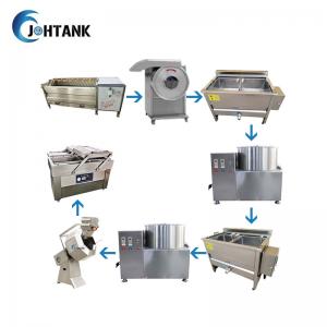 Wholesale 500kg/h Fully Automatic Potato Chips Line Potato Crisps Making Machine from china suppliers
