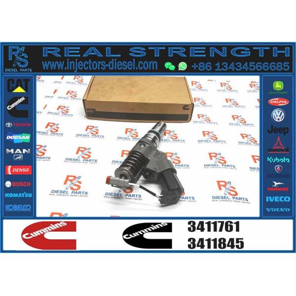 Common Rail Injector Nozzle Assembly and Fuel Injector 3411761 Compatible with Cummins N14 Engine New Condition High Quality