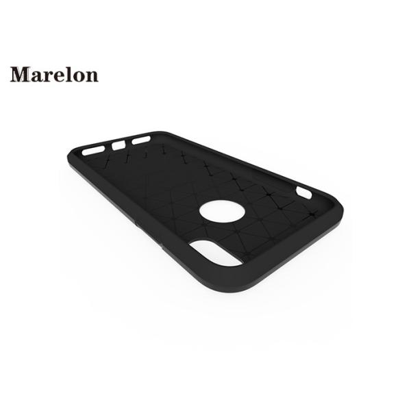 Grid TPU Iphone 8 Protective Case Solid Double Bonding Protective Design