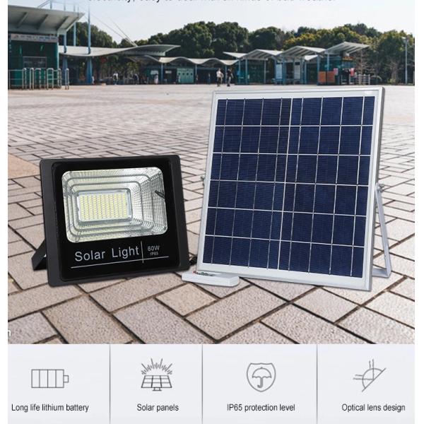 IP 65 High Power LED Floodlight , Remote Control Residensial Solar Powered Garden Lights