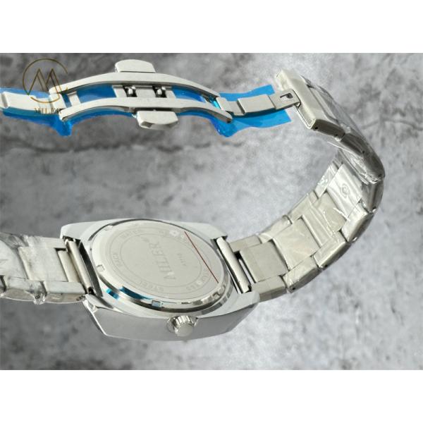 Quartz Watches for Men Transparent case Waterproof Watch for Men logo Customization