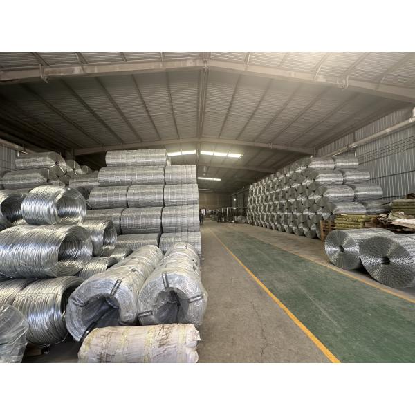 Oil And Gas Pipeline Reinforced Welded Wire Mesh Ten Lines Customized Length