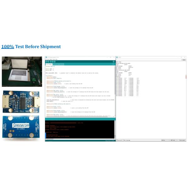 IOT-Optimized Load Cell PCB4 with HX711 Amplifier and Voltage 2.6 to 5.5 VDC Input for Precise Weight Monitoring