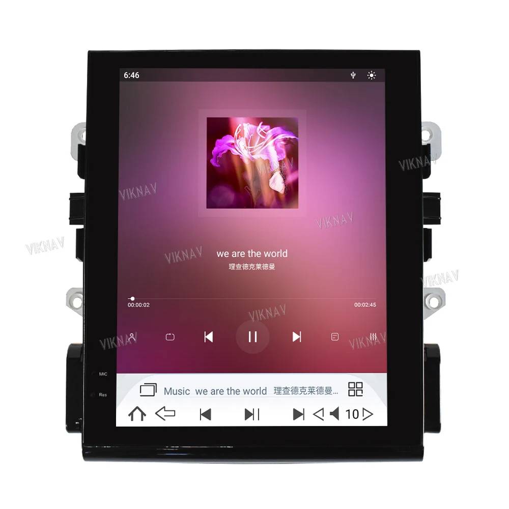Viknav Car Radio For Porsche Macan (2010-2015) 10.4 inch Auto Vertical Screen Carplay GPS Navigation Multimedia Player