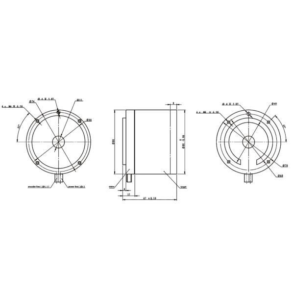 RoHs FCC High Rigidity 12 Volt Motor High Torque Brushless Motor