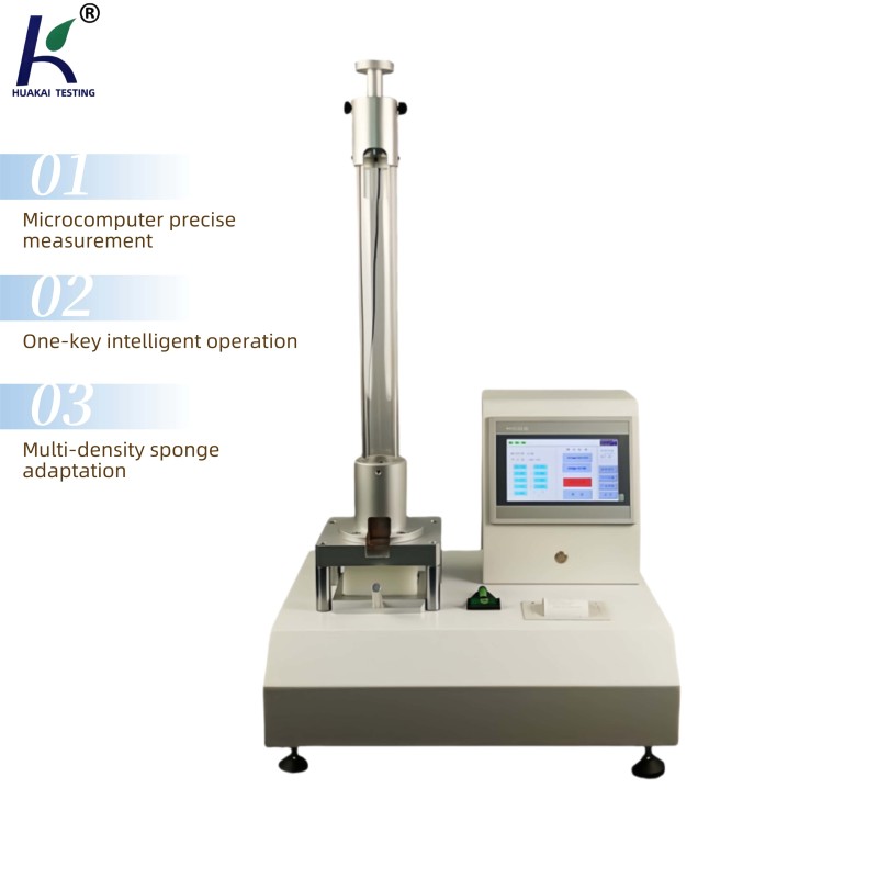 Microcomputer Soft Foam Machine Polymer Material Sponge Plastic Drop Ball Rebound Resilience Tester